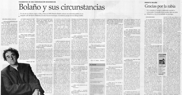 Bolaño y sus circunstancias