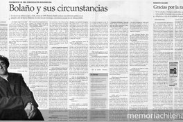 Bolaño y sus circunstancias