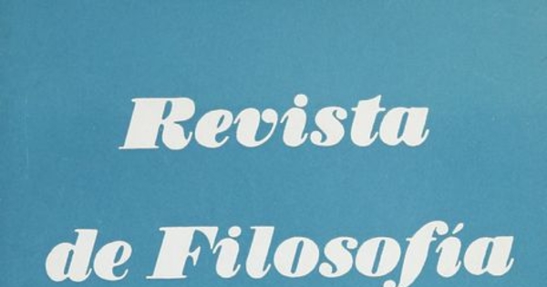 Revista de filosofía Vol.6:no.1 (1959:jul.)-Vol.6:no.2-3 (1959:dic.)