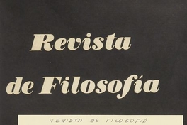 Revista de filosofía Vol.14:no.1 (1969)-Vol.14 no.2 (1969)