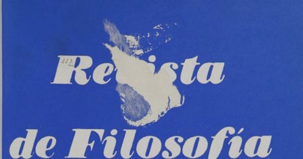 Revista de filosofía Vol.15:no.1 (1977:mayo)