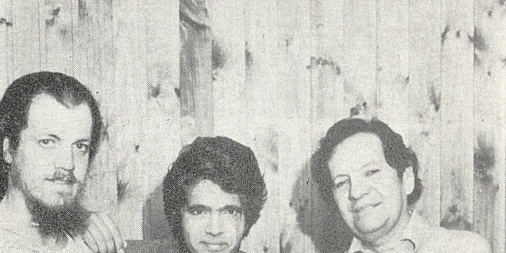 Roberto Bravo en estudio de grabación, 1992