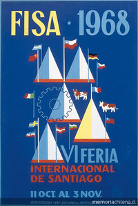 Fisa 1968. VI Feria Internacional de Santiago 11 oct. al 3 nov.