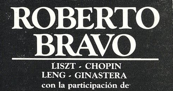 Liszt, Chopin, Leng, Ginastera