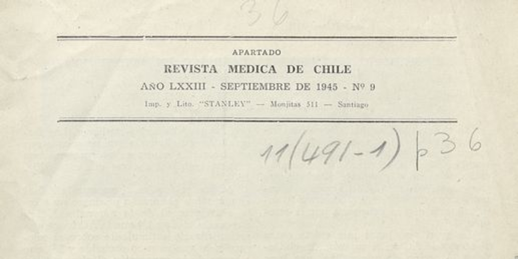 El aparato nervioso intracardíaco, un mecanismo de regulación desatendido. Santiago : [s.n.], 1945