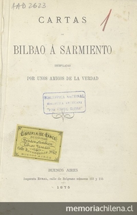 Cartas de Bilbao á Sarmiento