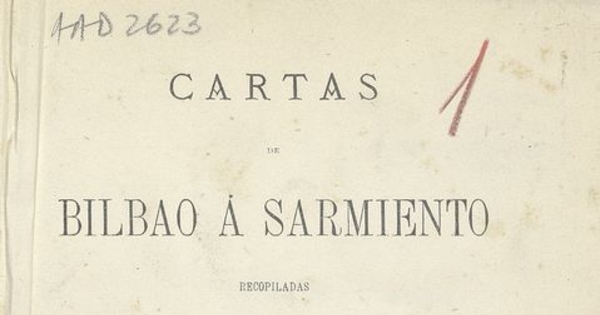 Cartas de Bilbao á Sarmiento