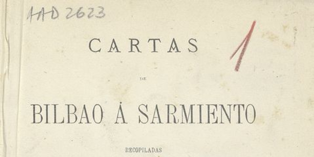 Cartas de Bilbao á Sarmiento