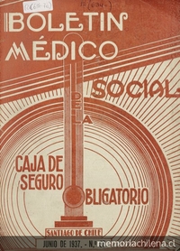 Boletín médico Social de la Caja de seguro obligatorio N° 37, junio de 1937