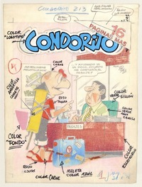 Condorito 213  [original de arte] René Ríos Boettiger ; seudónimo: Pepo.