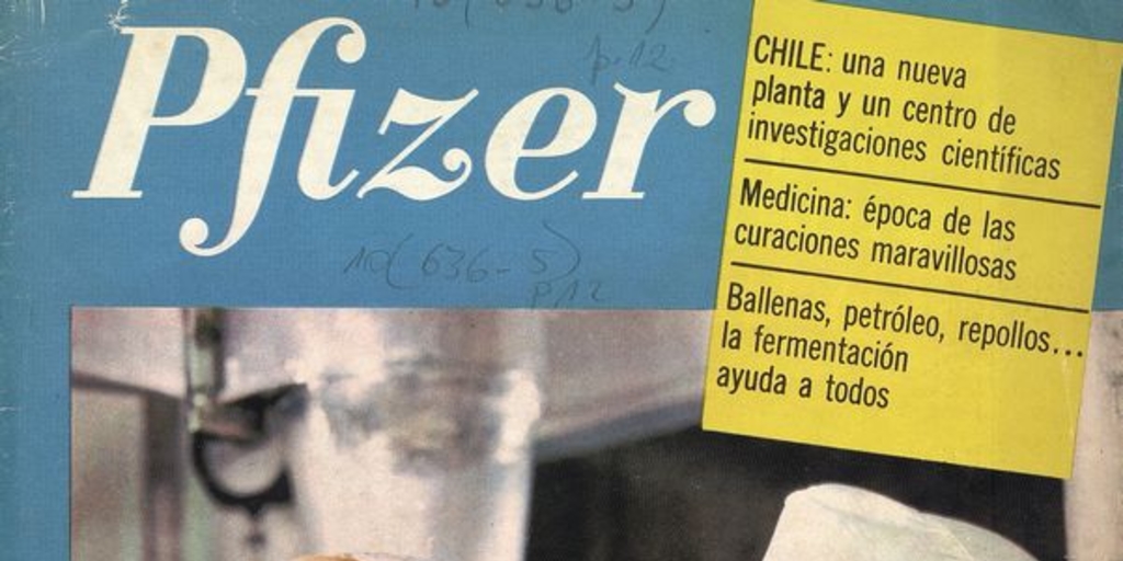 Cubierta de Reportaje especial / Instituto Pfizer para Investigaciones Científicas