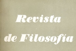 Revista de filosofía: v.3, no.2 (jul. 1956)