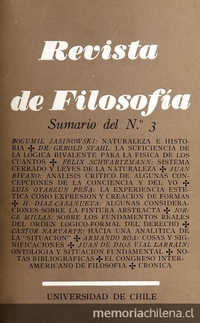 Revista de filosofía: v.3, no.3 (dic. 1956)