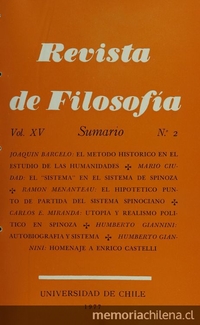 Revista de filosofía Vol.15:no.2 (1977:sept.)