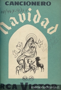  Portada de Cancionero : navidad, 1954