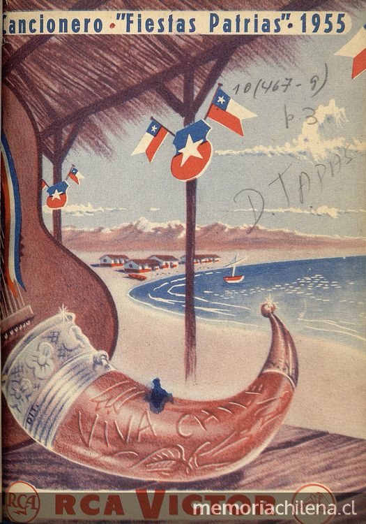 Portada de Cancionero 1955 : Fiestas Patrias, 1955