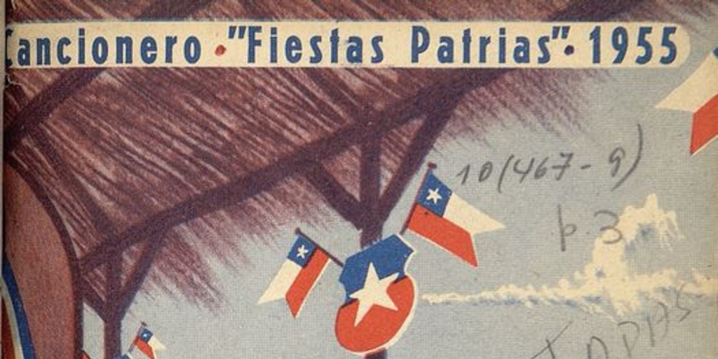 Portada de Cancionero 1955 : Fiestas Patrias, 1955