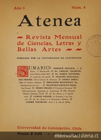 Atenea: año 1, número 4, julio de 1924