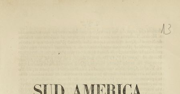 Sud América : tomo II, 24 de abril a 17 de julio de 1851