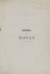 Historia de Rosas