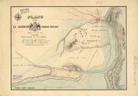 Plano de la acción de Cancha Rayada marzo 19 de 1818 [material cartográfico] : Teodoro Brenot, dibujante.