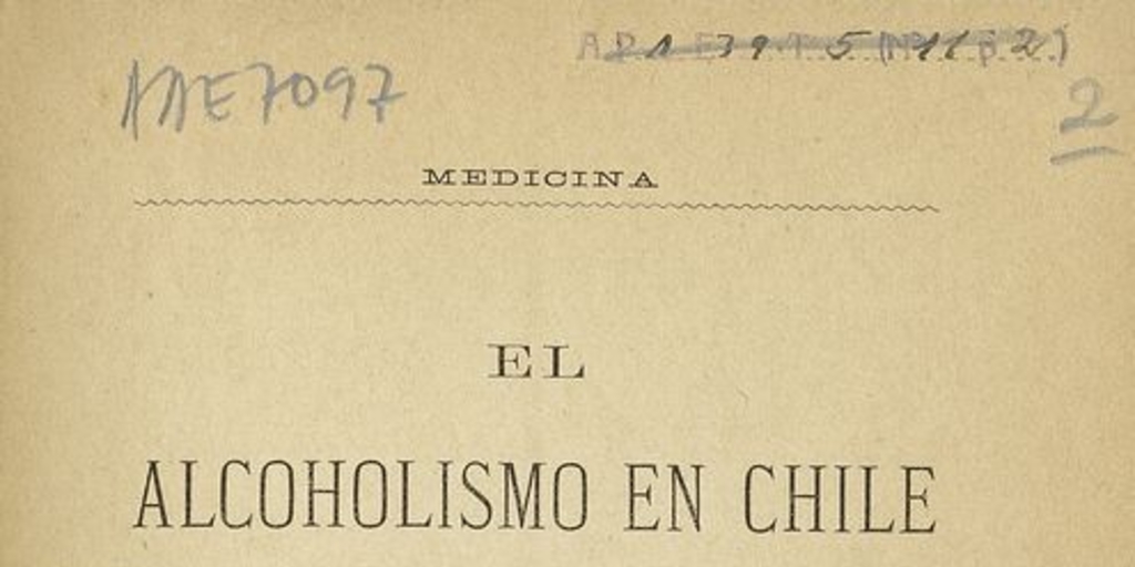 El alcoholismo en Chile