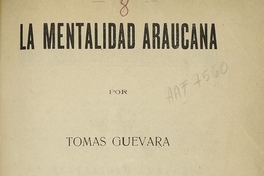 La mentalidad araucana