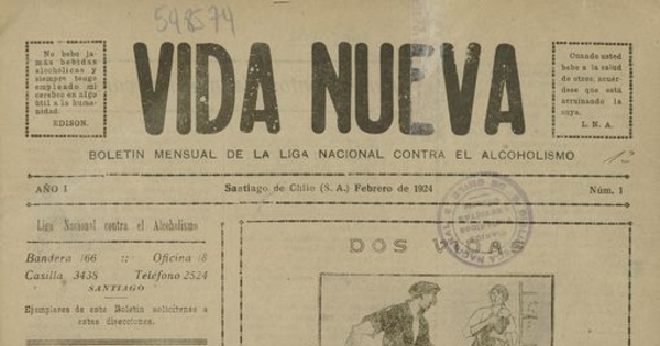 Vida Nueva Año I: nº1, febrero de 1924