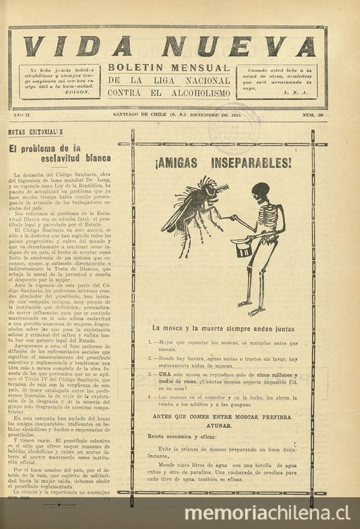 Vida Nueva Año II: nº20, diciembre de 1925