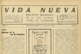 Vida Nueva Año III: nº23, abril de 1926