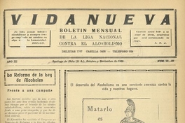 Vida Nueva Año III: nº29-30, octubre-noviembre de 1926