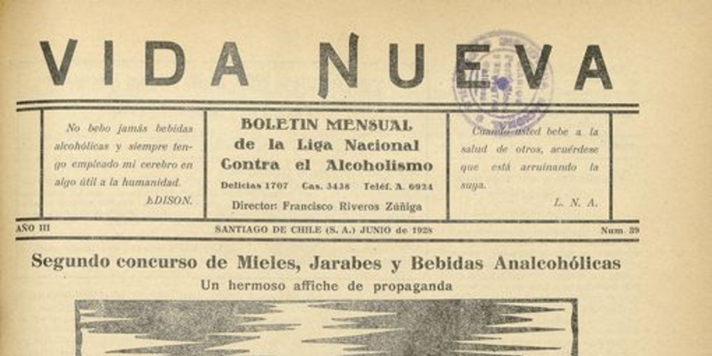  Vida Nueva Año III: nº39, junio de 1928