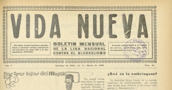 Vida Nueva Año V: nº46, marzo de 1929