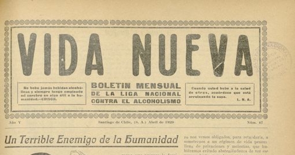 Vida Nueva Año V: nº47, marzo de 1929