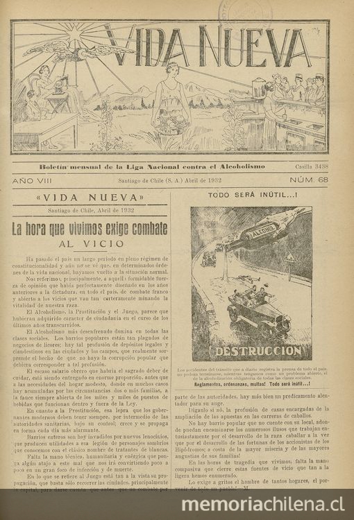 Vida Nueva Año VIII: nº68, abril de 1932