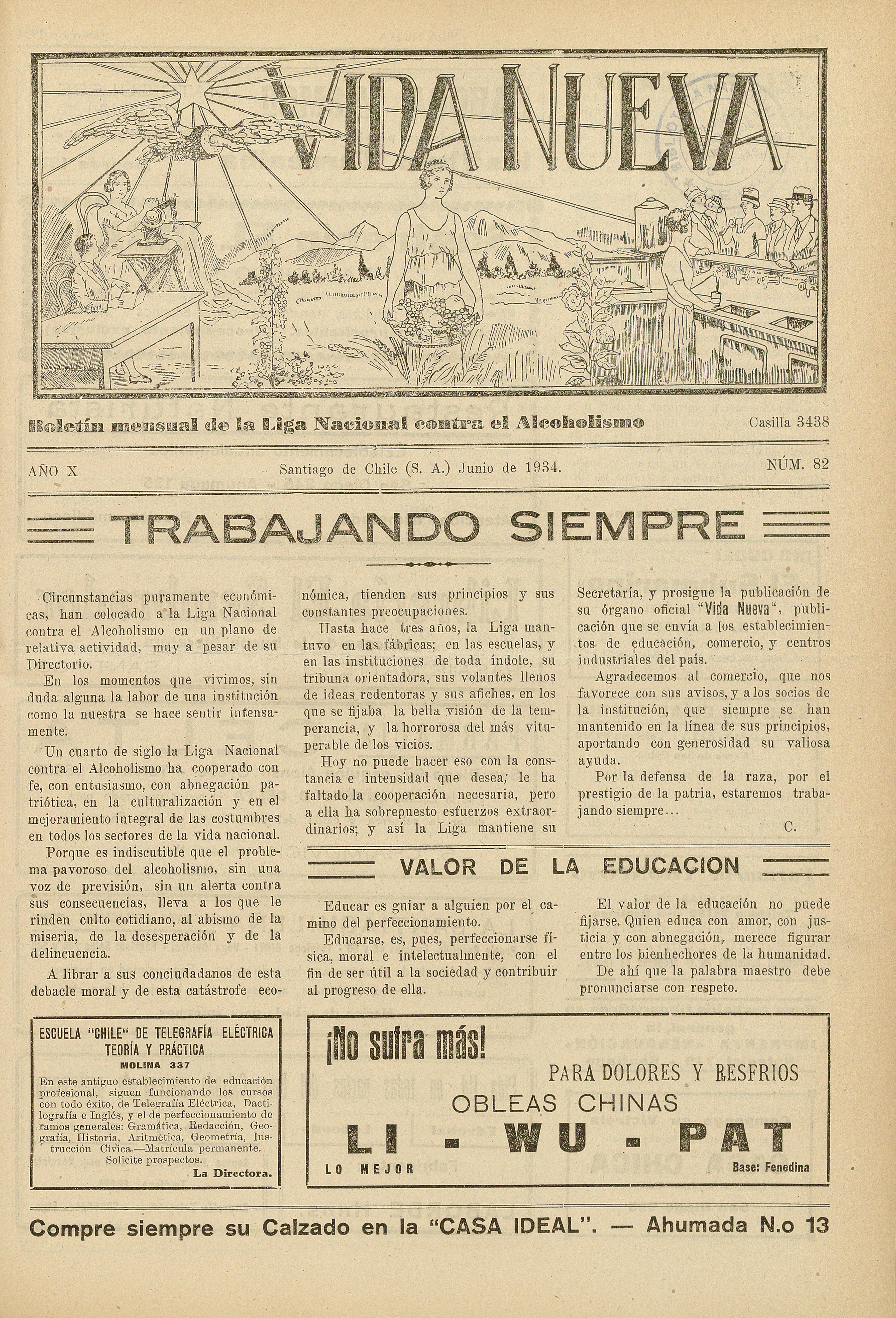 Vida Nueva Año X: nº82, junio de 1934