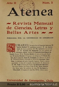 Atenea: año 2, número 3, 31 de mayo de 1925