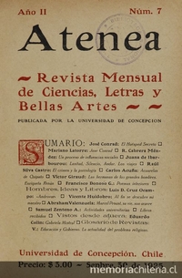 Atenea: año 2, número 7, 30 de septiembre de 1925