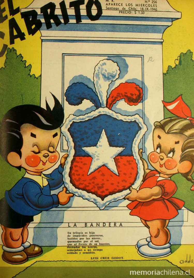 Portada de El cabrito, número 256, 18 de septiembre de 1946