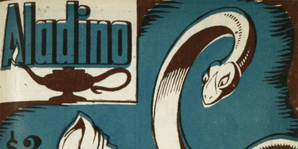 Portada de Aladino, número 17, 1949