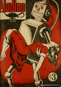 Portada de Aladino, número 70, 1950