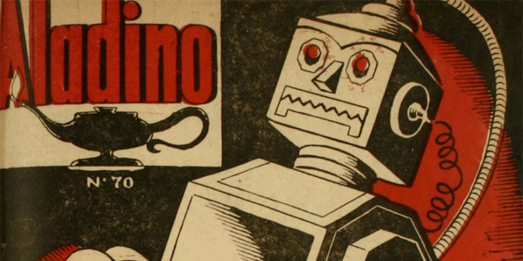 Portada de Aladino, número 70, 1950