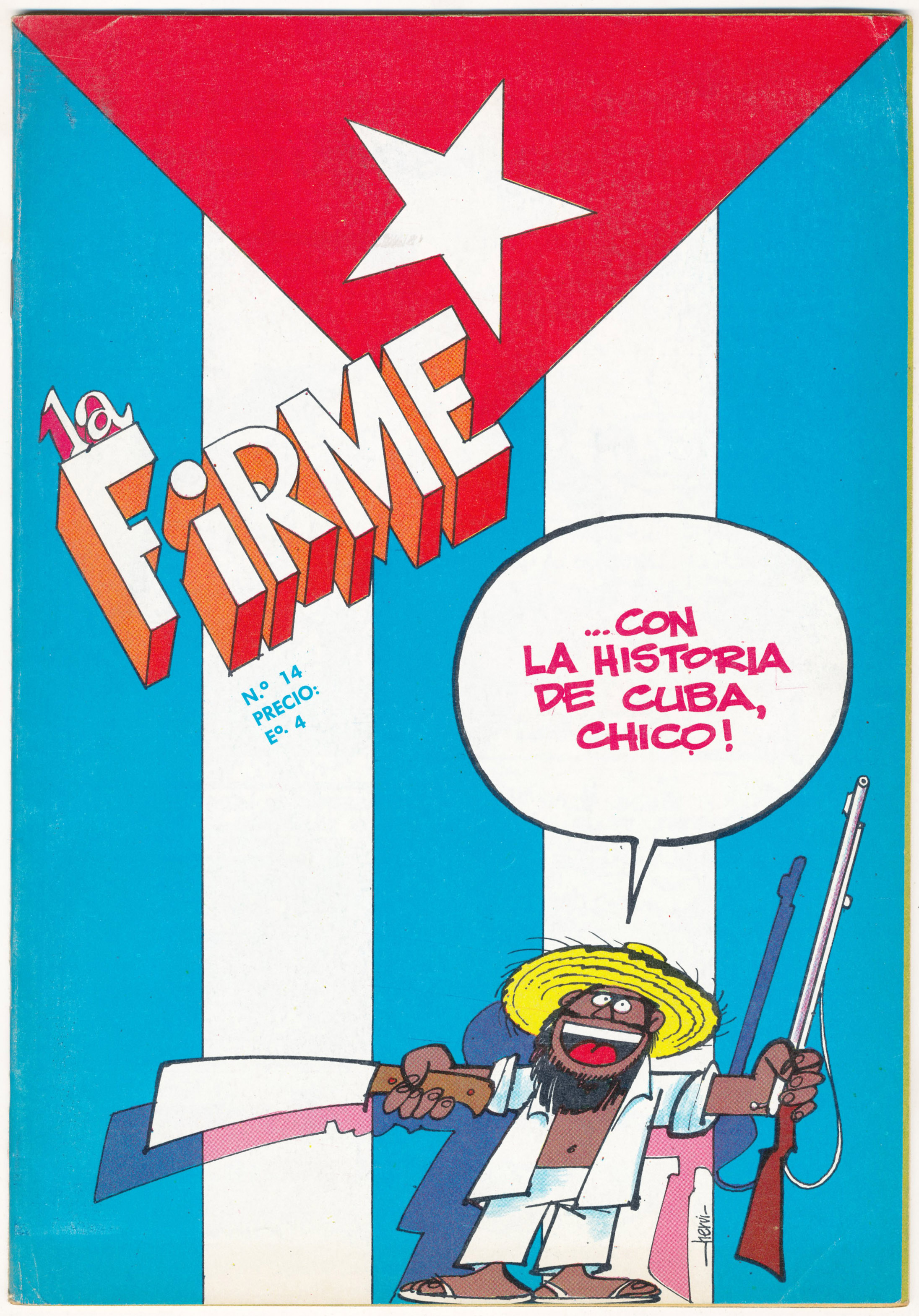 Portada de La Firme: revista de información popular. Número 14, julio de 1971