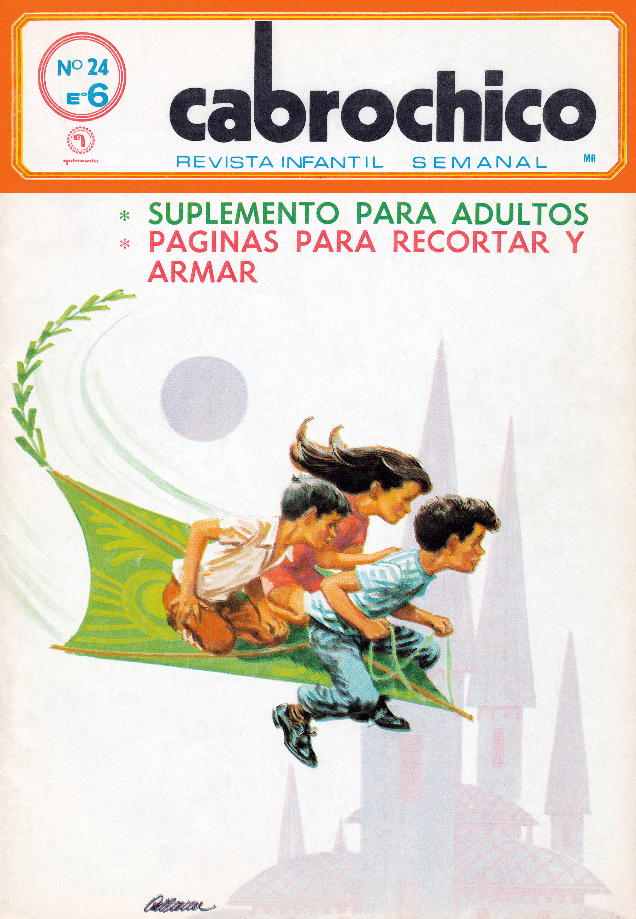 Portada de Cabrochico. Año 1, número 24, 1972