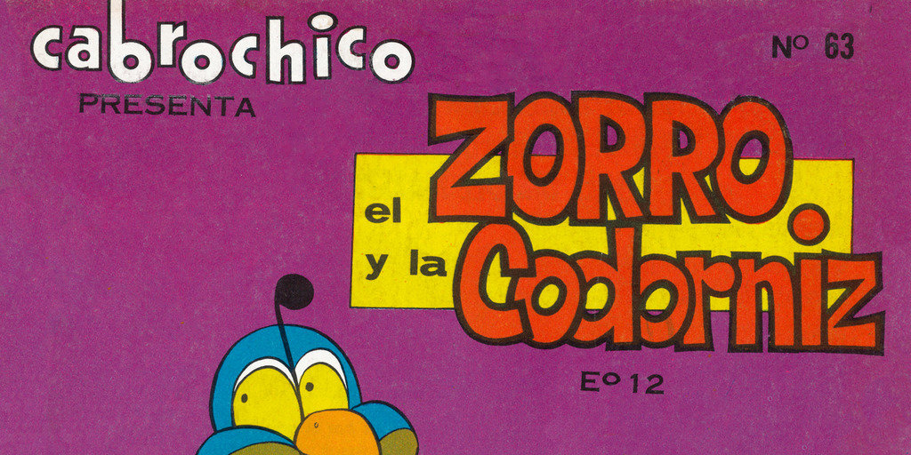 Portada de Cabrochico. Año 1, número 63, 1972