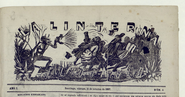 La Linterna del Diablo. Número 5, 11 de octubre de 1867