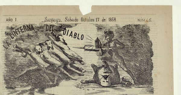 La Linterna del Diablo. Año 1, número 46, 17 de octubre de 1869