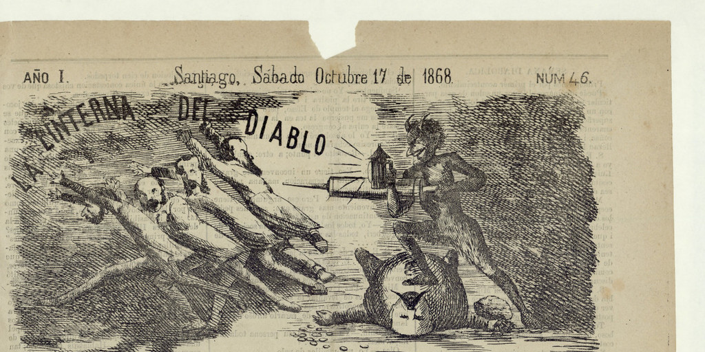 La Linterna del Diablo. Año 1, número 46, 17 de octubre de 1869