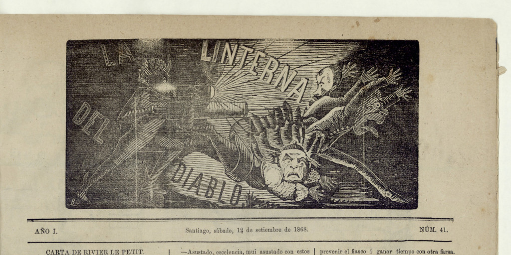 La Linterna del Diablo: año 1, número 41, 12 de septiembre de 1868