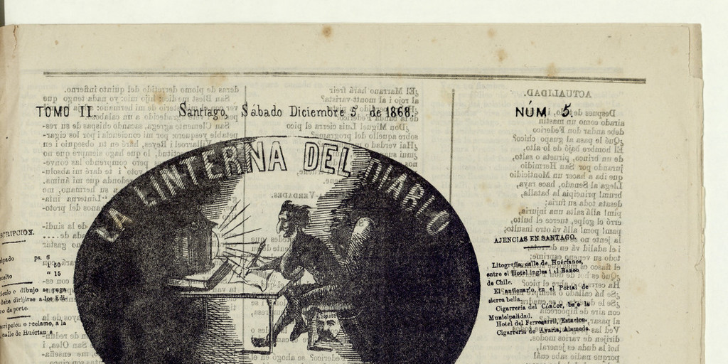 La Linterna del Diablo. Año II, Número 5, 5 diciembre de 1868